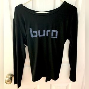 Burn Boot Camp, long sleeve black shirt